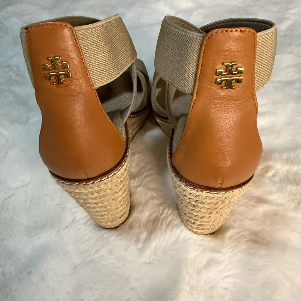 Tory Burch Freida Espadrille Wedges NWOB